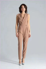 Sleeveless Jumpsuit Unique Style Fashion