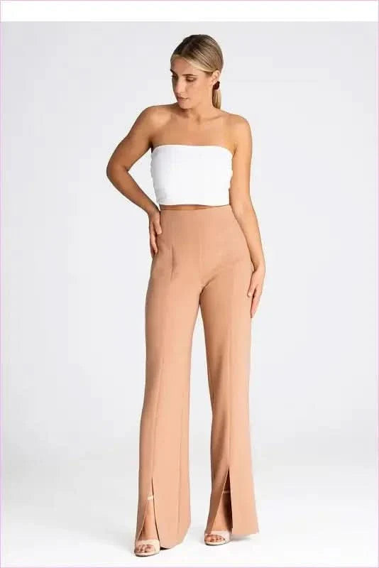 Slit Leg Pants Unique Fashion Style
