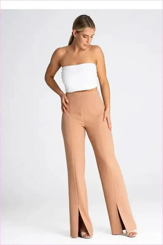 Slit Leg Pants Unique Fashion Style