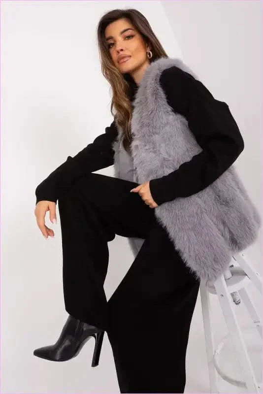Soft Fur Vest Comfortable Wear Fashion Style