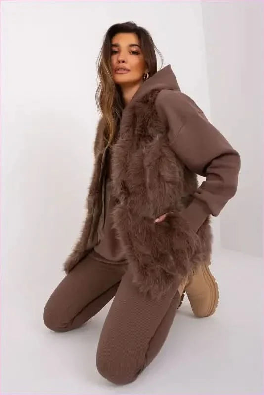 Soft Fur Vest Comfortable Wear Fashion Style