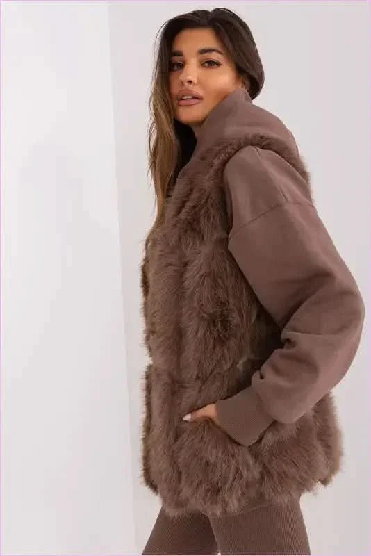 Soft Fur Vest Comfortable Wear Fashion Style