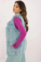 Soft Fur Vest Comfortable Wear Fashion Style
