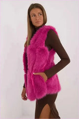 Soft Fur Vest Comfortable Wear Fashion Style
