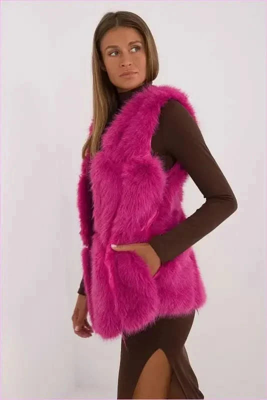 Soft Fur Vest Comfortable Wear Fashion Style