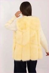 Soft Fur Vest Comfortable Wear Fashion Style