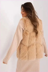 Soft Fur Vest Comfortable Wear Fashion Style