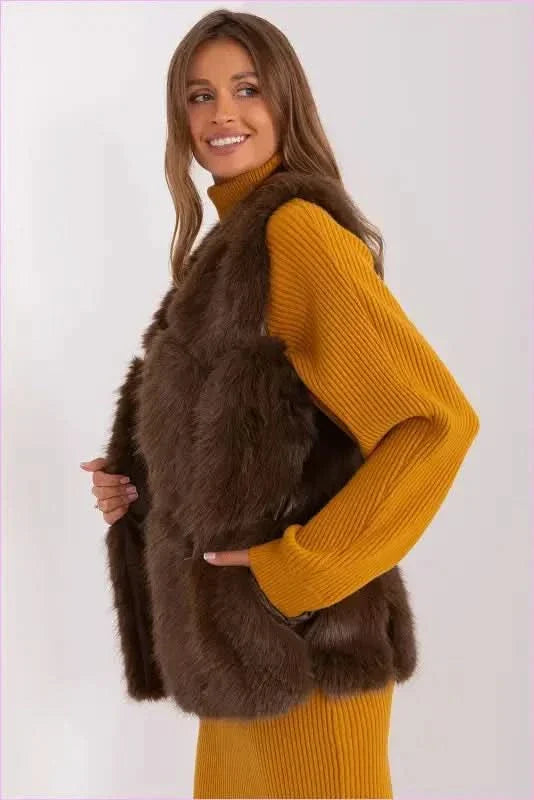 Soft Fur Vest Comfortable Wear Fashion Style