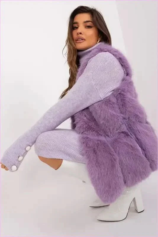 Soft Fur Vest Comfortable Wear Fashion Style