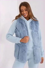 Soft Fur Vest Comfortable Wear Fashion Style