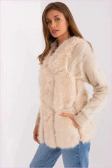 Soft Fur Vest Comfortable Wear Fashion Style