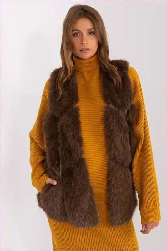 Soft Fur Vest Comfortable Wear Fashion Style