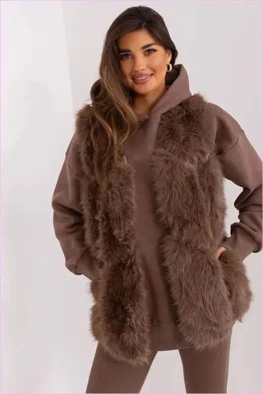 Soft Fur Vest Comfortable Wear Fashion Style