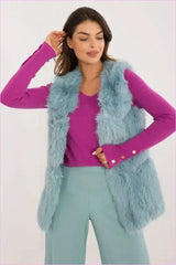 Soft Fur Vest Comfortable Wear Fashion Style