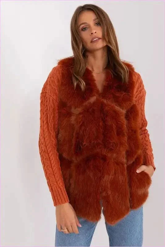Soft Fur Vest Comfortable Wear Fashion Style