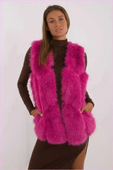 Soft Fur Vest Comfortable Wear Fashion Style