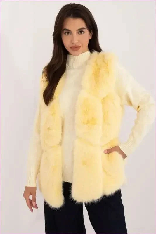 Soft Fur Vest Comfortable Wear Fashion Style