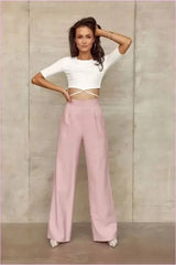 Solid Bell Bottom Pants Unique Style Fashion
