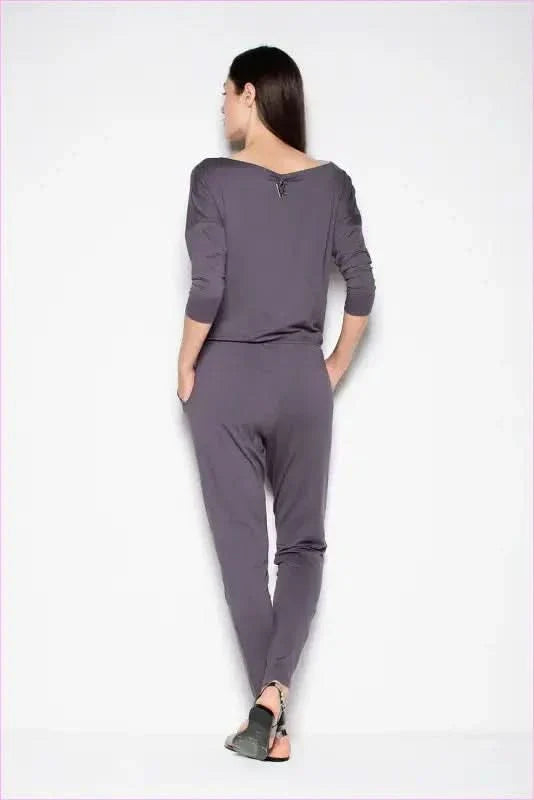 Sporty Waist Cut Jumpsuit Unique Style Fashion