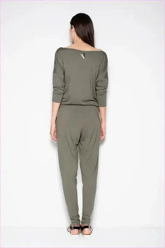 Sporty Waist Cut Jumpsuit Unique Style Fashion