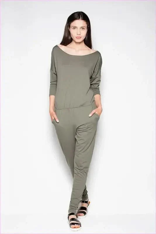 Sporty Waist Cut Jumpsuit Unique Style Fashion