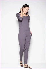 Sporty Waist Cut Jumpsuit Unique Style Fashion