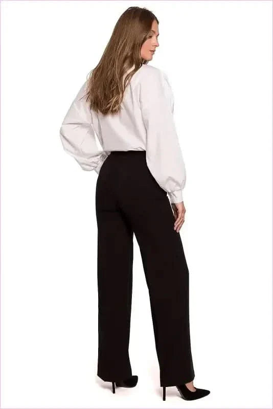 Straight Leg Trousers Unique Fashion Style