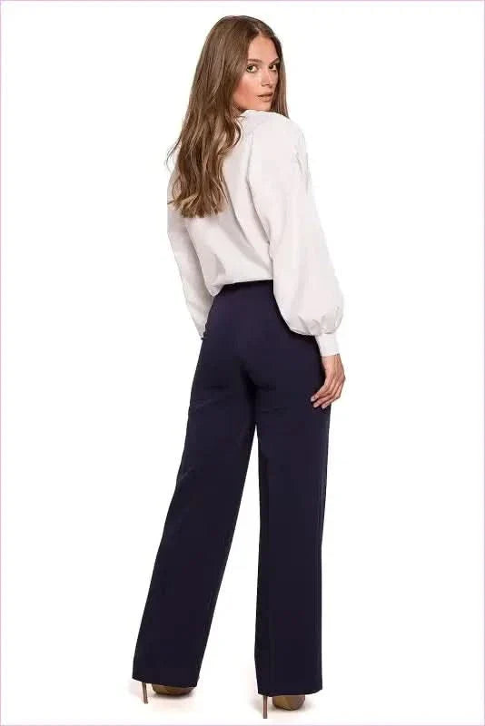 Straight Leg Trousers Unique Fashion Style