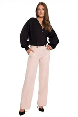Straight Leg Trousers Unique Fashion Style