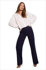 Straight Leg Trousers Unique Fashion Style