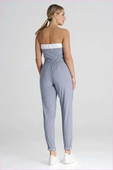 Strapless Jumpsuit Unique Fashion Style