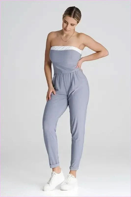Strapless Jumpsuit Unique Fashion Style