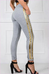 Striped Fashion Sweatpants for Women