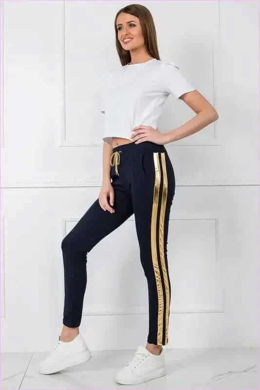 Striped Fashion Sweatpants for Women