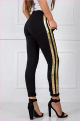 Striped Fashion Sweatpants for Women
