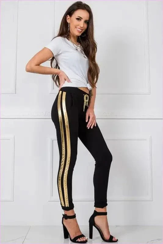 Striped Fashion Sweatpants for Women