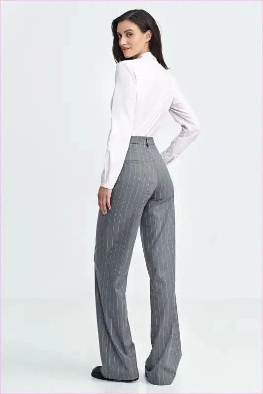 Striped High Waist Fashion Pants for Women