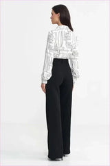 Striped High Waist Fashion Pants for Women