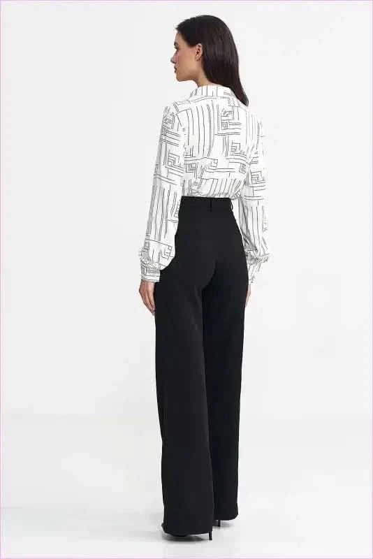 Striped High Waist Fashion Pants for Women