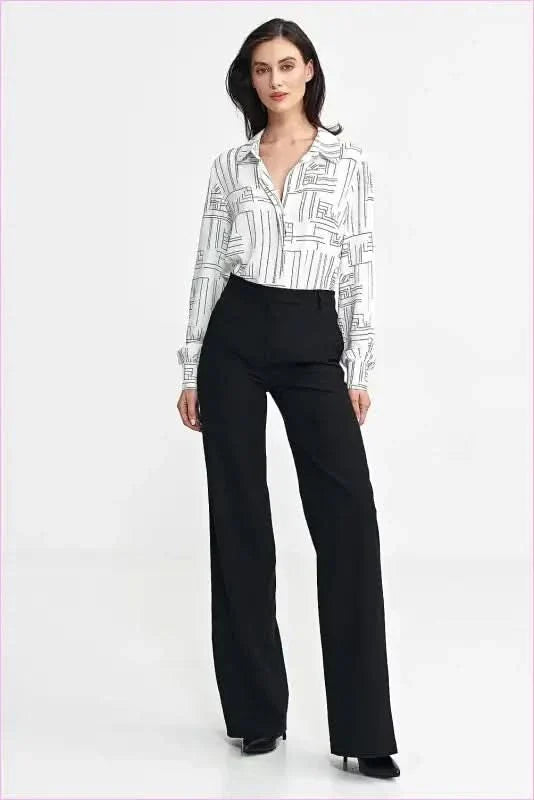 Striped High Waist Fashion Pants for Women