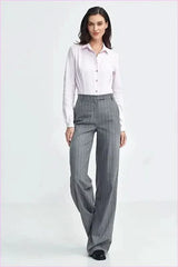 Striped High Waist Fashion Pants for Women