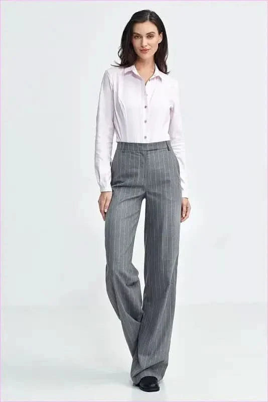 Striped High Waist Fashion Pants for Women