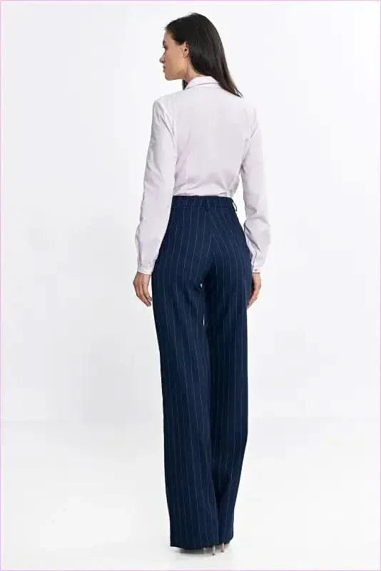 Striped High Waist Fashion Pants for Women