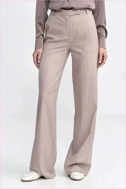 Striped High Waist Fashion Pants for Women