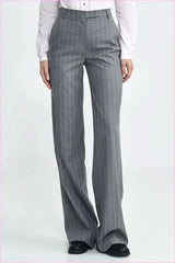 Striped High Waist Fashion Pants for Women