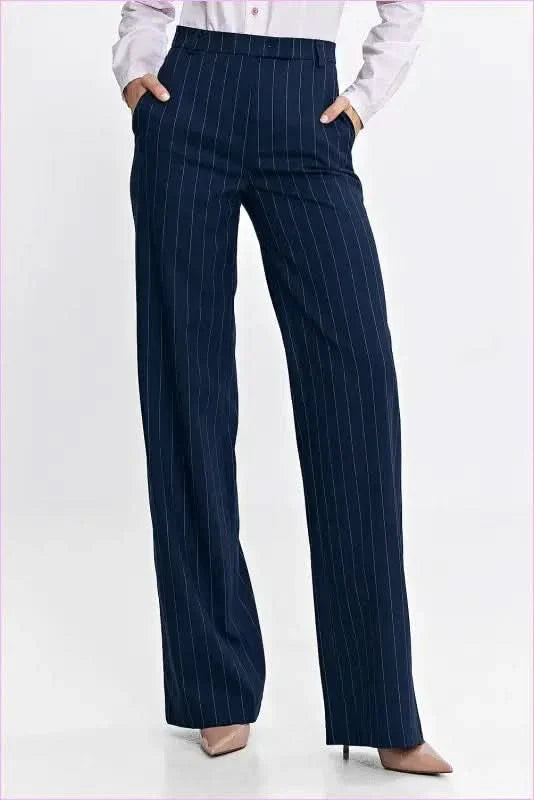Striped High Waist Fashion Pants for Women