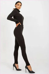 Striped High Waist Leggings Unique Style Fashion