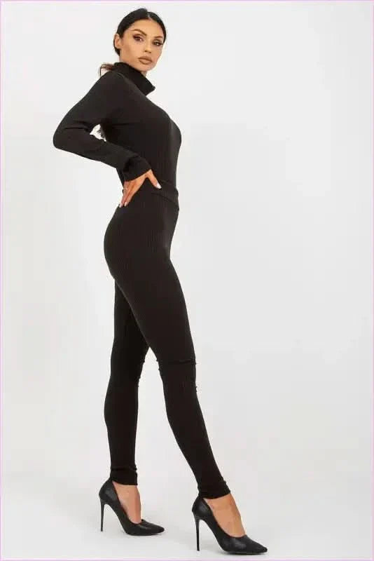 Striped High Waist Leggings Unique Style Fashion