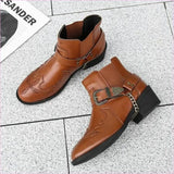 Stylish Women’s Knight Boots with Round Toe and Square Heel