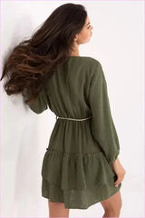 Summer Boho Style Muslin Mini Dress